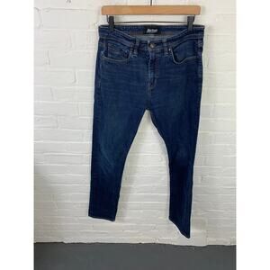Revtown Men's Slim Stretch Decade Denim Sharp Jeans Dark Wash Size 32X32
